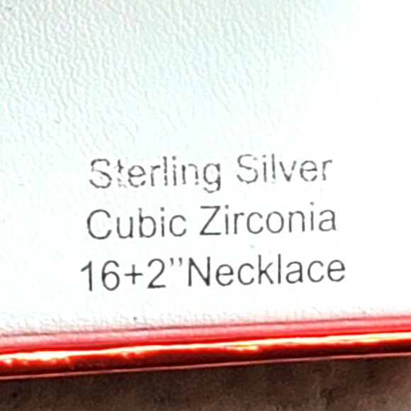 NWT Rachel Zoe Sterling Silver Gold Cubic Zirconia Sun Disc Pendant Necklace - Picture 6 of 6